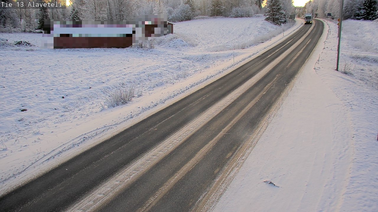 Weather Camera Image Road 13 Kruunupyy Alaveteli, Kruunupyy, Pohjanmaa