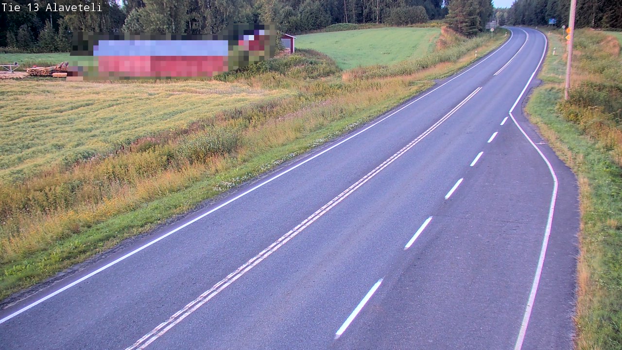 Weather Camera Image Road 13 Kruunupyy Alaveteli, Kruunupyy, Pohjanmaa