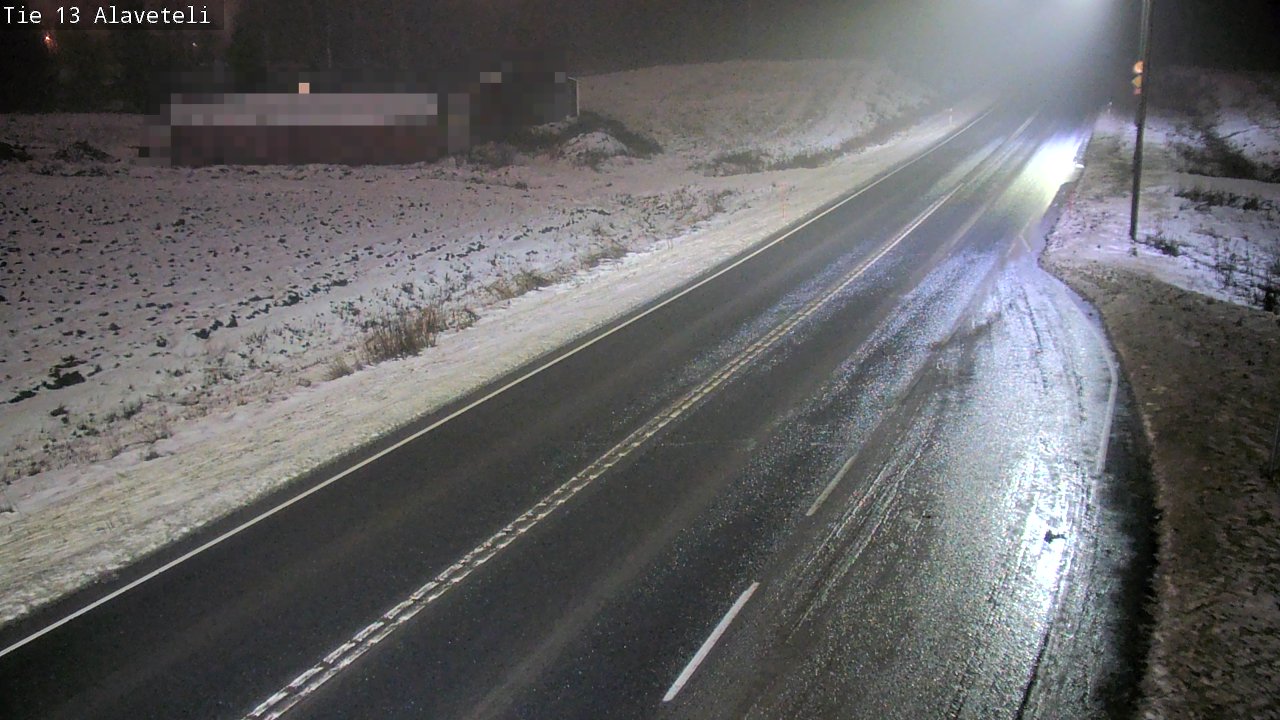 Weather Camera Image Väg 13 Kronoby Nedervetil, Kruunupyy, Pohjanmaa