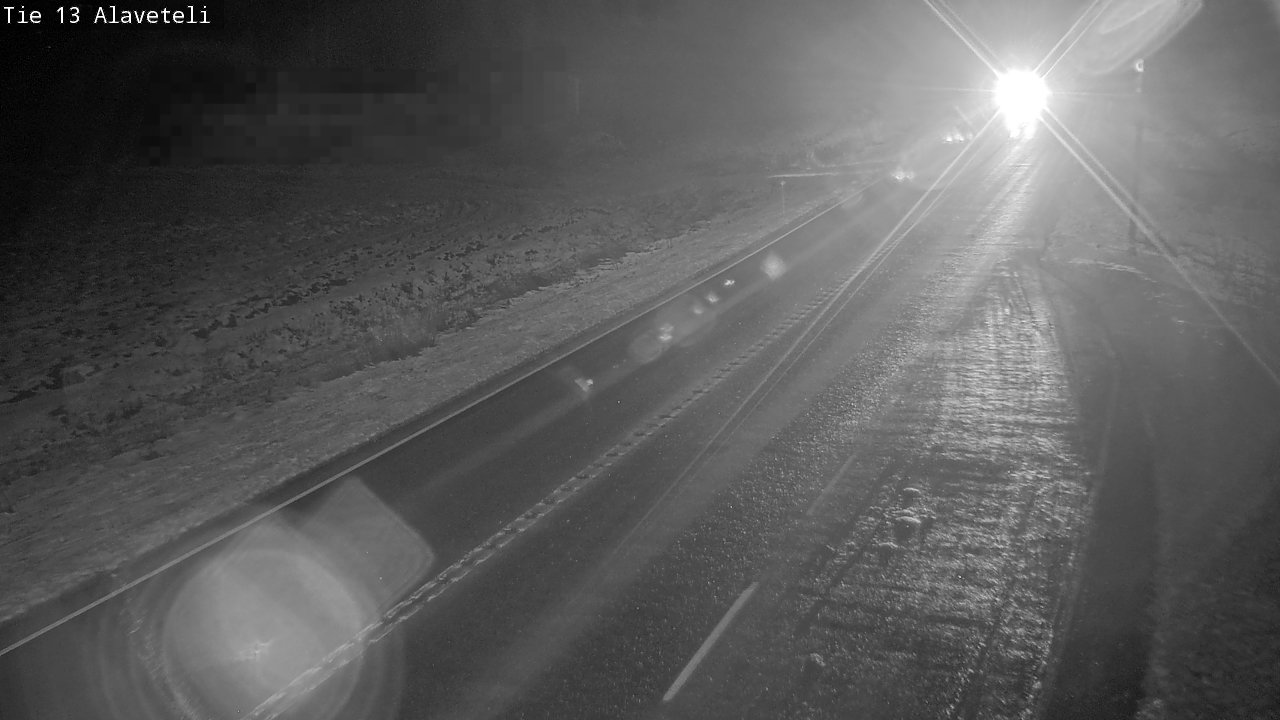 Weather Camera Image Väg 13 Kronoby Nedervetil, Kruunupyy, Pohjanmaa