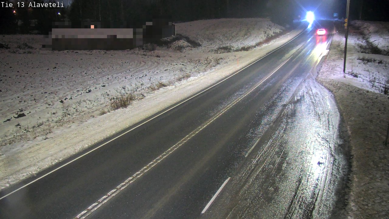 Weather Camera Image Väg 13 Kronoby Nedervetil, Kruunupyy, Pohjanmaa