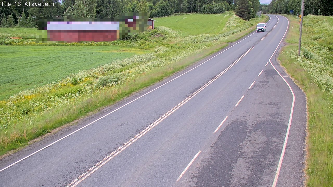 Weather Camera Image Road 13 Kruunupyy Alaveteli, Kruunupyy, Pohjanmaa