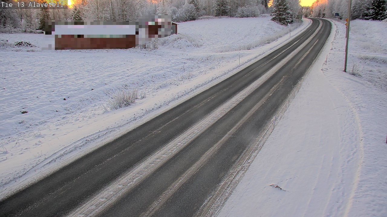 Weather Camera Image Road 13 Kruunupyy Alaveteli, Kruunupyy, Pohjanmaa