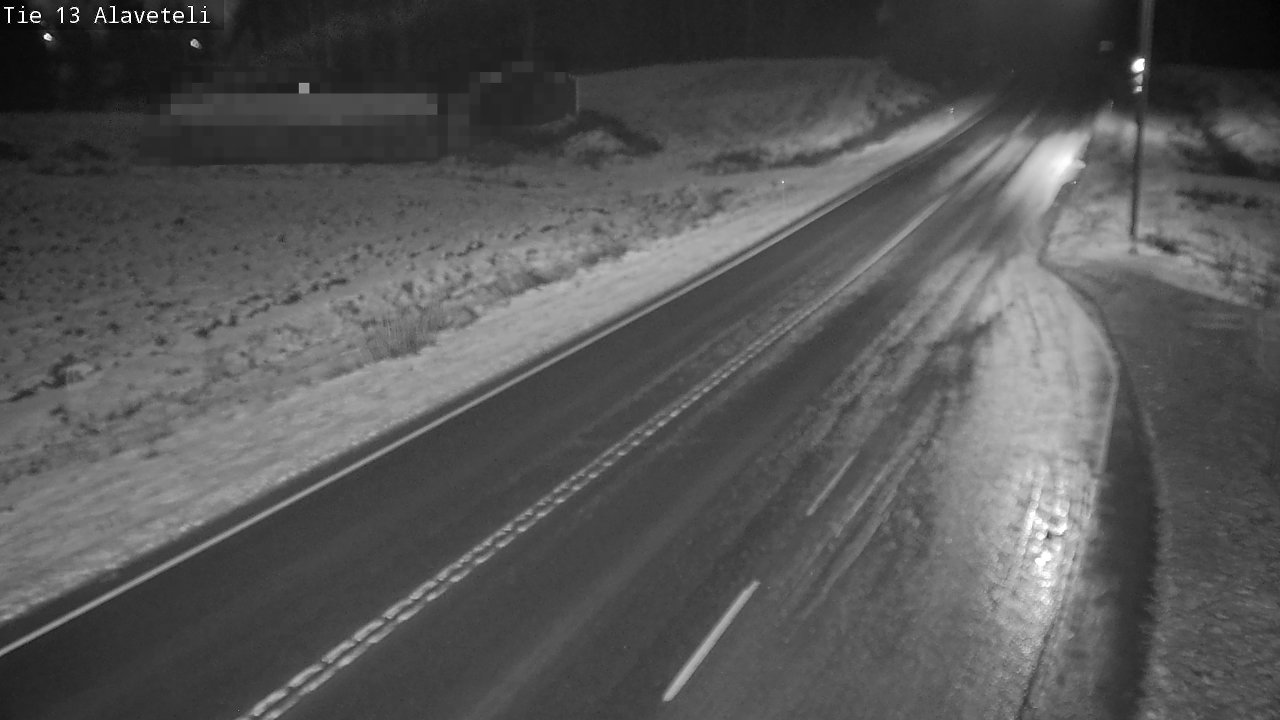 Weather Camera Image Väg 13 Kronoby Nedervetil, Kruunupyy, Pohjanmaa