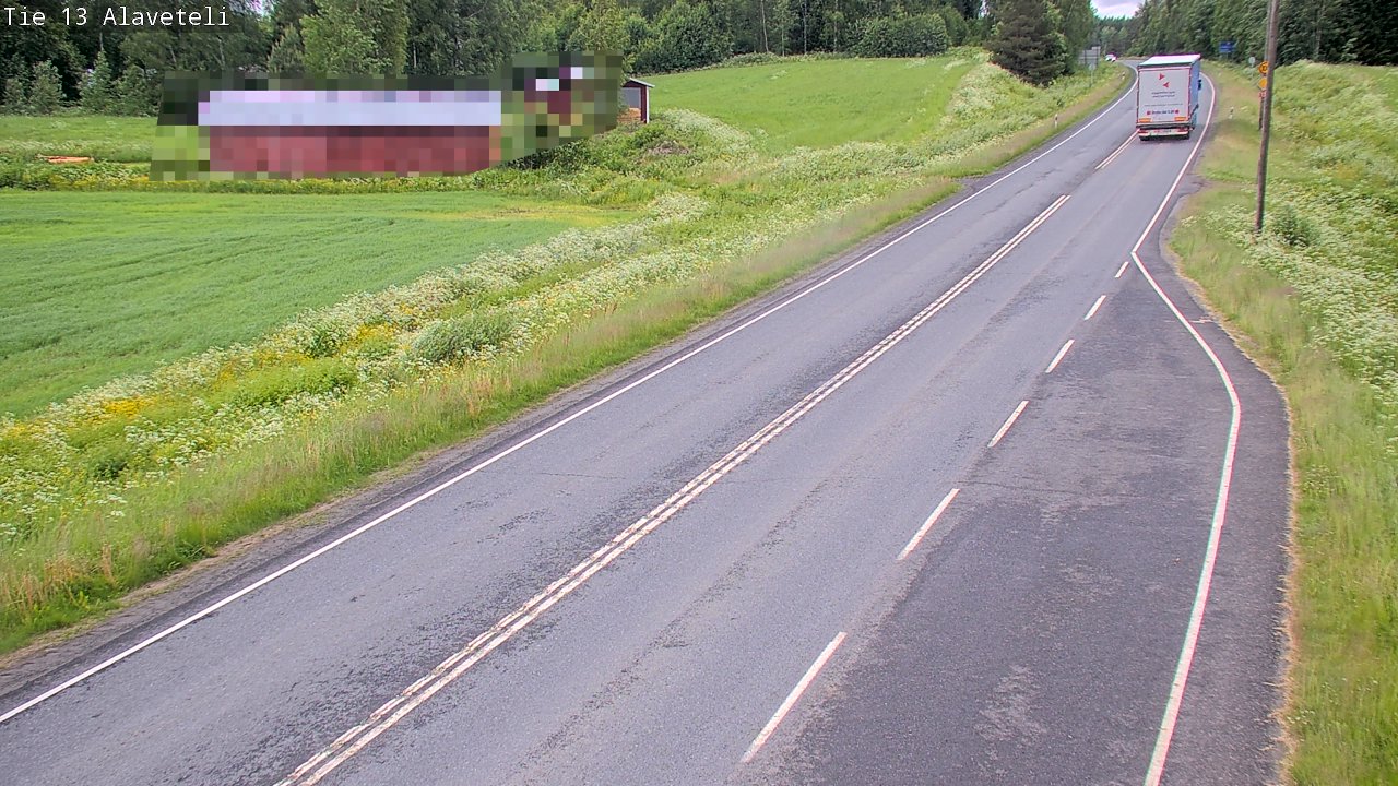 Weather Camera Image Road 13 Kruunupyy Alaveteli, Kruunupyy, Pohjanmaa