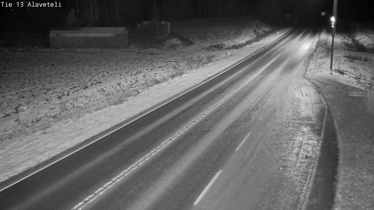 Weather Camera Image Väg 13 Kronoby Nedervetil, Kruunupyy, Pohjanmaa