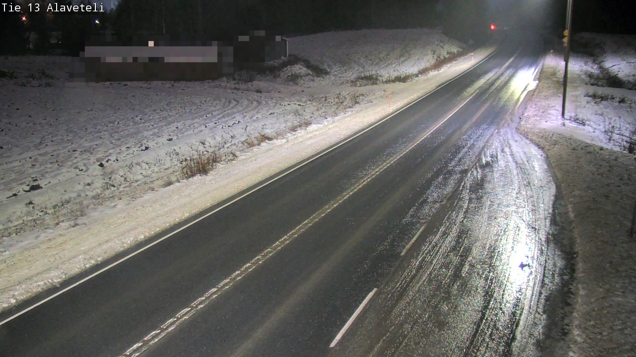 Weather Camera Image Väg 13 Kronoby Nedervetil, Kruunupyy, Pohjanmaa