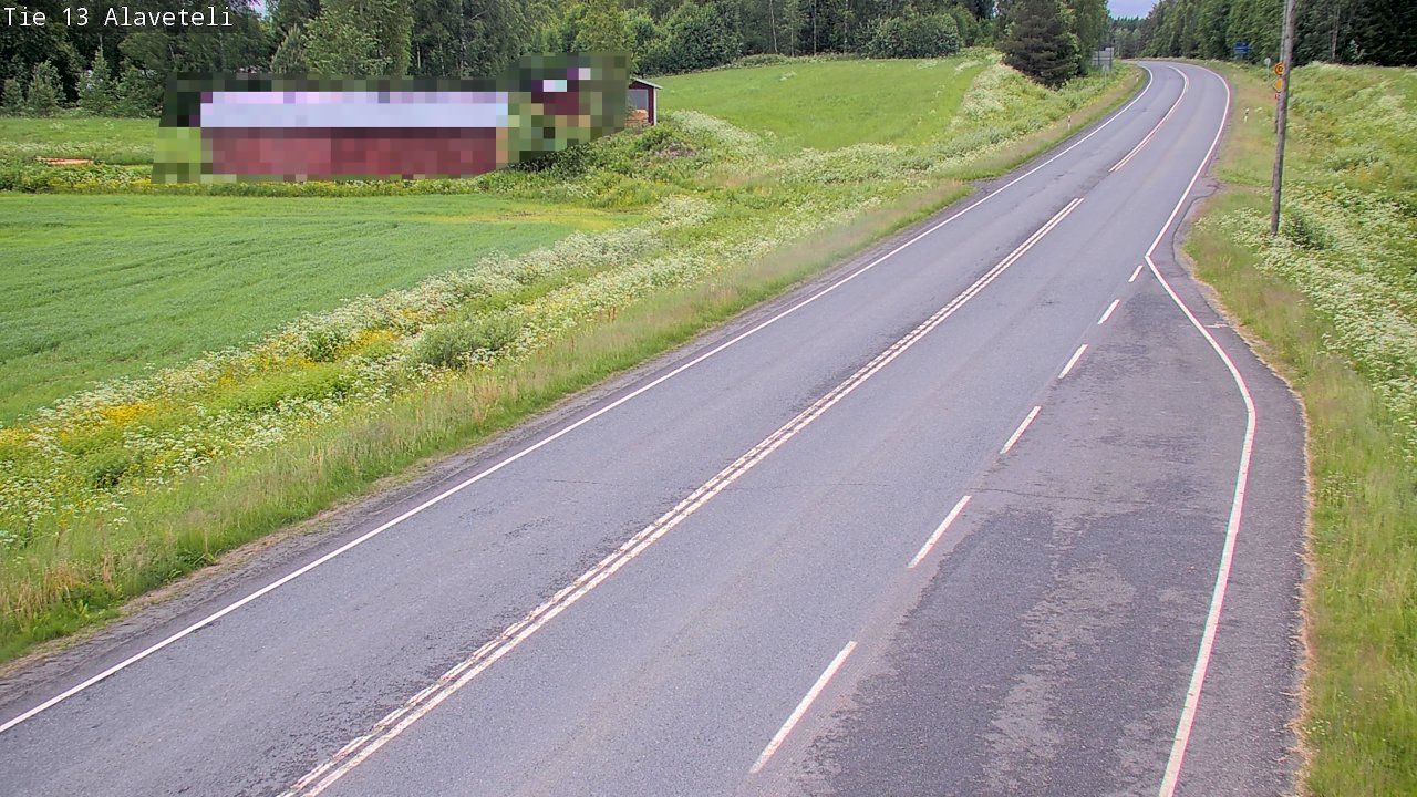 Weather Camera Image Road 13 Kruunupyy Alaveteli, Kruunupyy, Pohjanmaa
