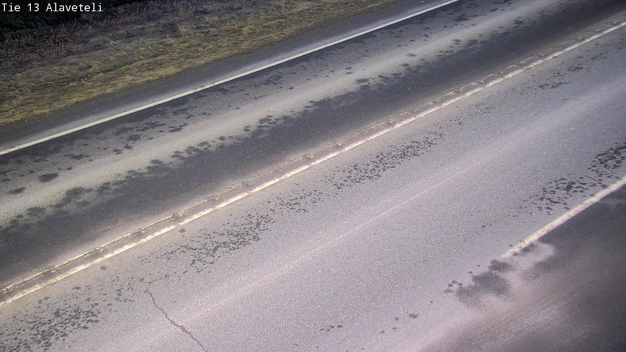 Weather Camera Image Väg 13 Kronoby Nedervetil, Kruunupyy, Pohjanmaa