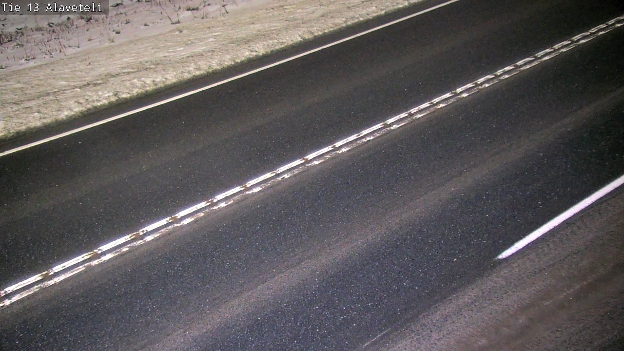 Weather Camera Image Väg 13 Kronoby Nedervetil, Kruunupyy, Pohjanmaa