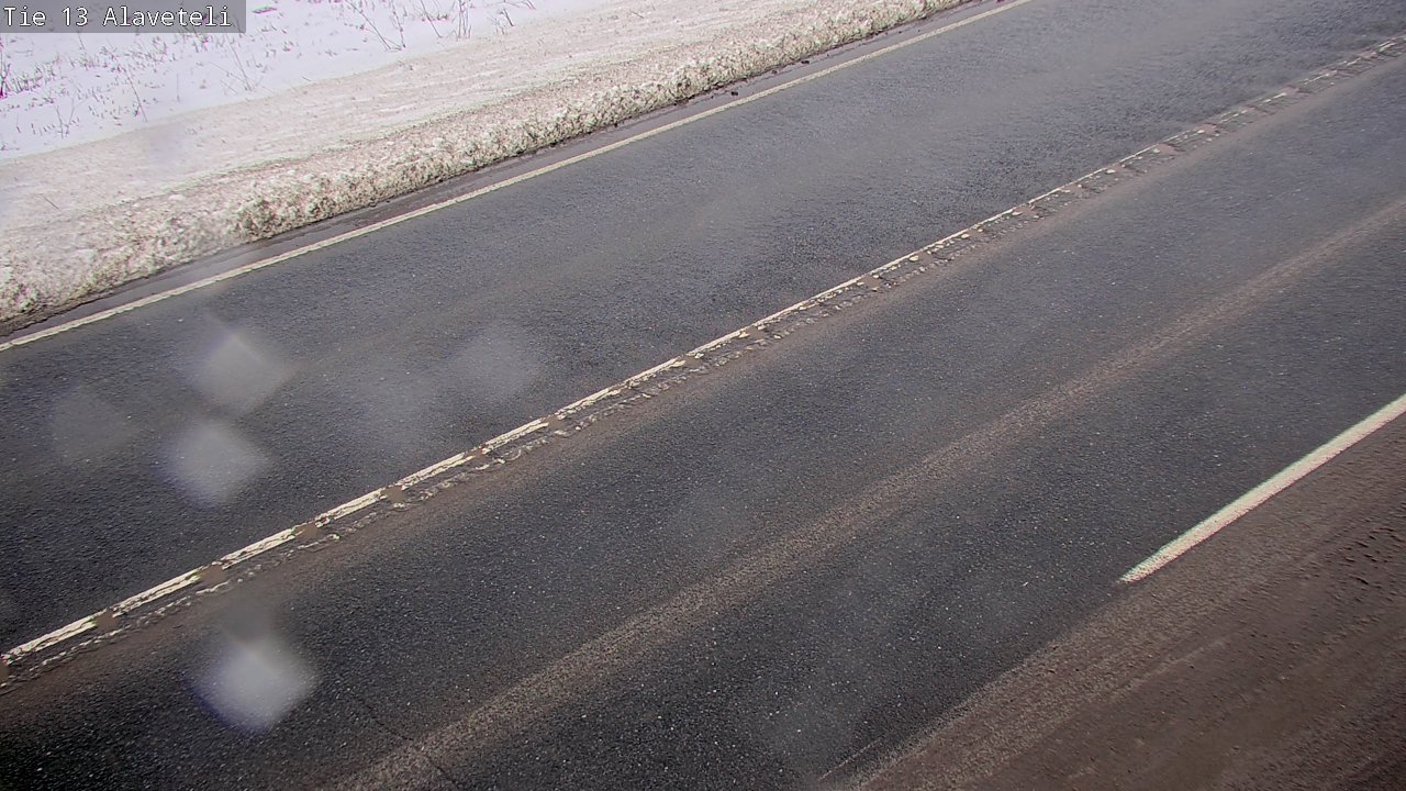 Weather Camera Image Väg 13 Kronoby Nedervetil, Kruunupyy, Pohjanmaa