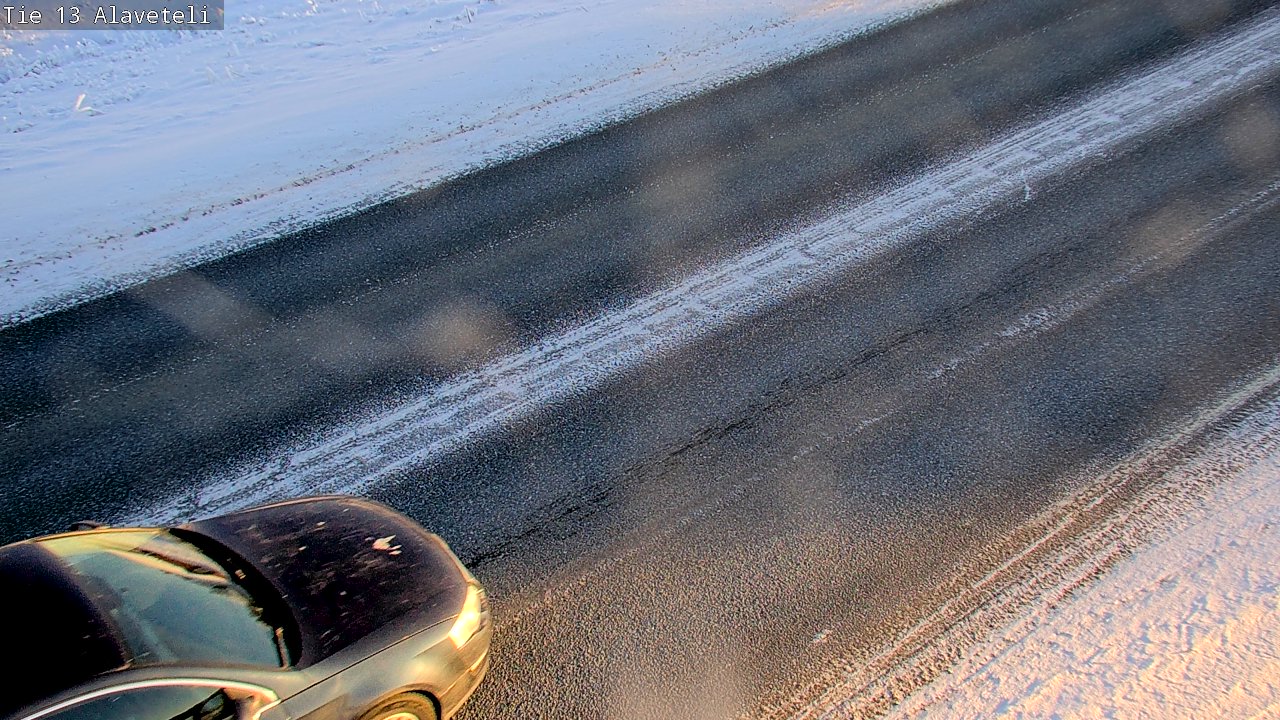 Weather Camera Image Väg 13 Kronoby Nedervetil, Kruunupyy, Pohjanmaa