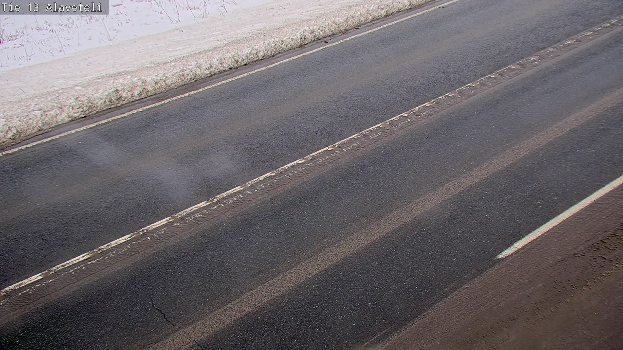 Weather Camera Image Väg 13 Kronoby Nedervetil, Kruunupyy, Pohjanmaa