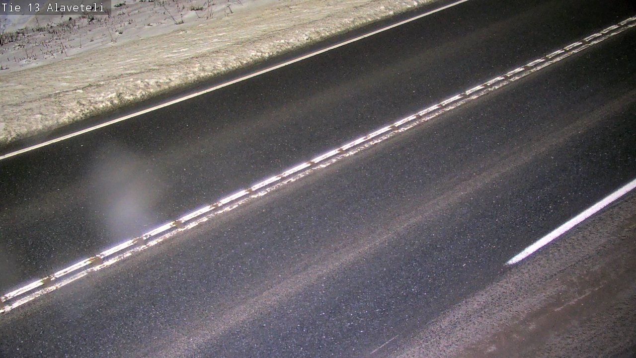 Weather Camera Image Väg 13 Kronoby Nedervetil, Kruunupyy, Pohjanmaa