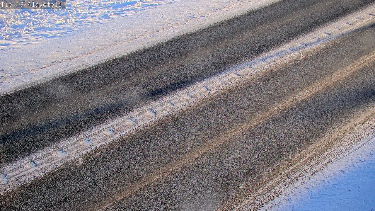 Weather Camera Image Väg 13 Kronoby Nedervetil, Kruunupyy, Pohjanmaa