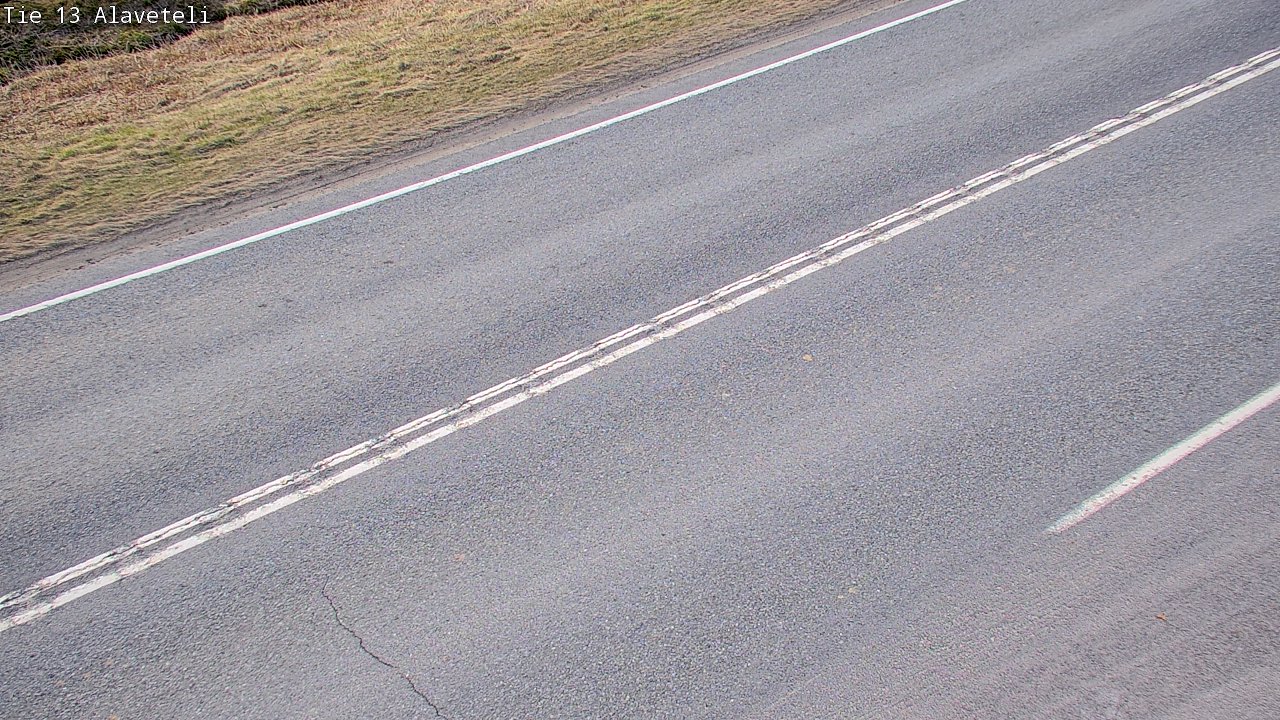 Weather Camera Image Väg 13 Kronoby Nedervetil, Kruunupyy, Pohjanmaa