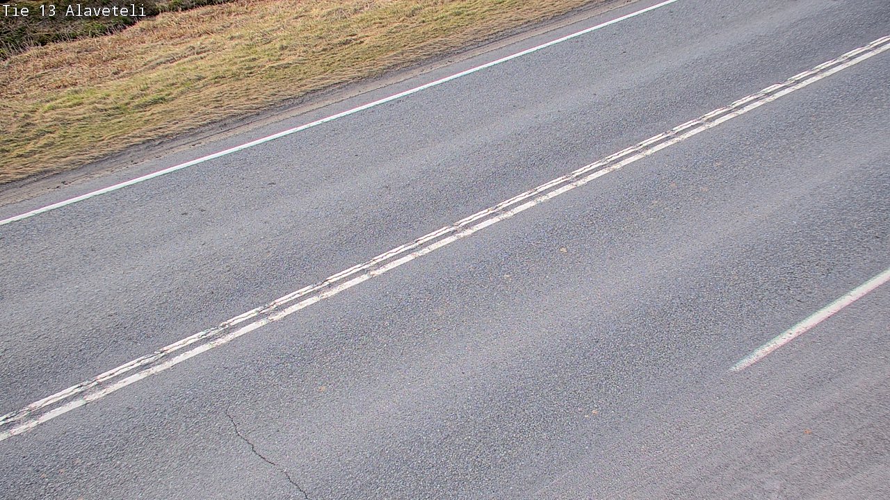 Weather Camera Image Väg 13 Kronoby Nedervetil, Kruunupyy, Pohjanmaa