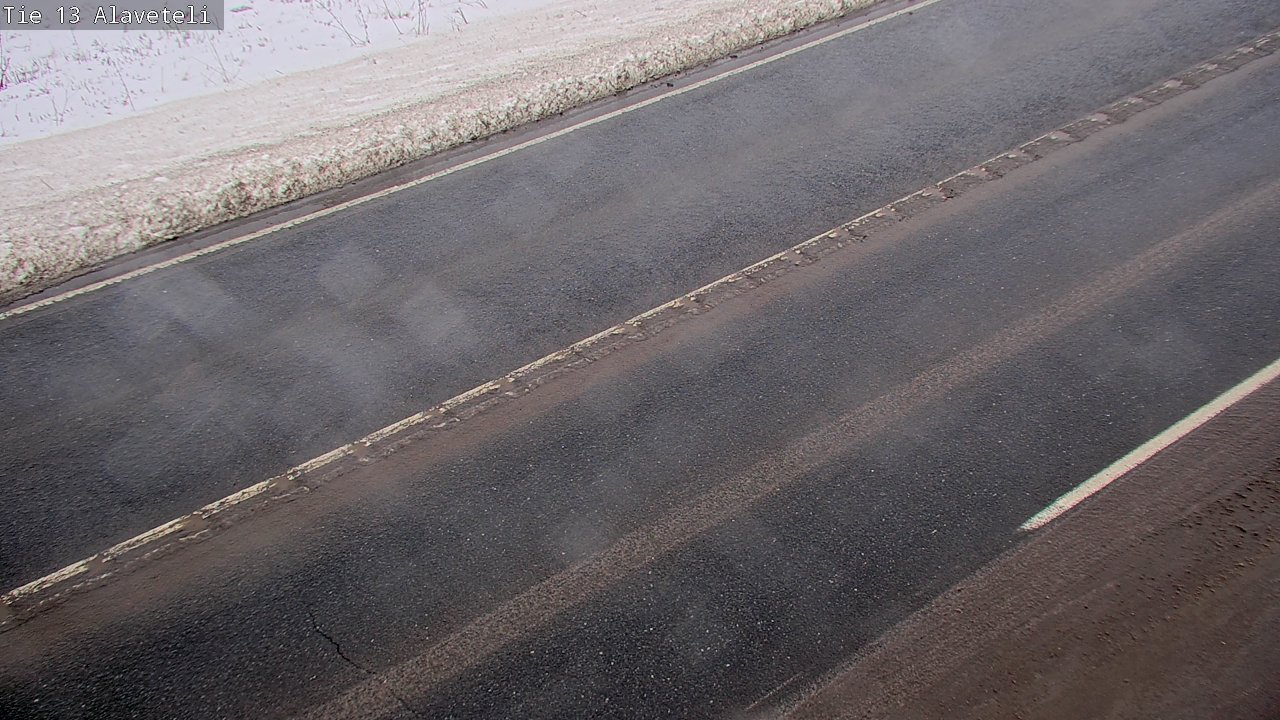 Weather Camera Image Väg 13 Kronoby Nedervetil, Kruunupyy, Pohjanmaa