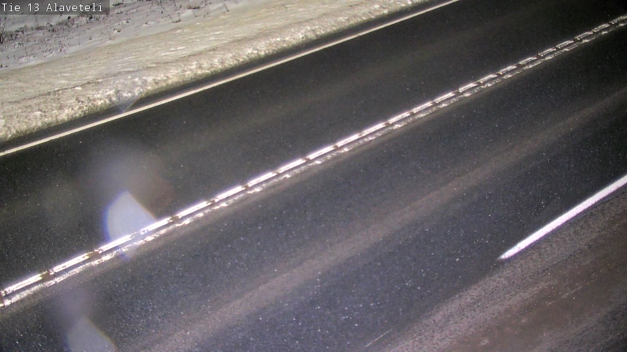 Weather Camera Image Väg 13 Kronoby Nedervetil, Kruunupyy, Pohjanmaa