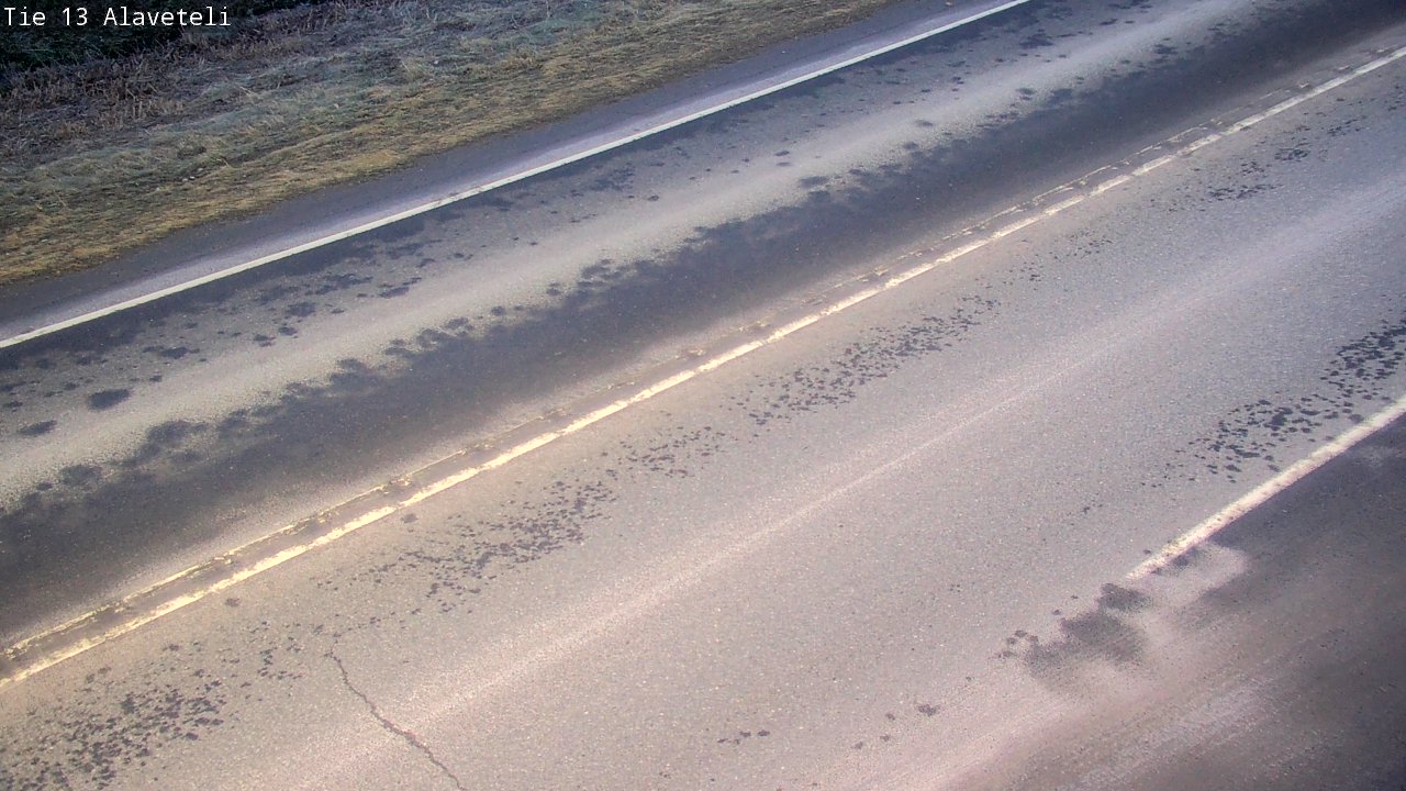 Weather Camera Image Väg 13 Kronoby Nedervetil, Kruunupyy, Pohjanmaa