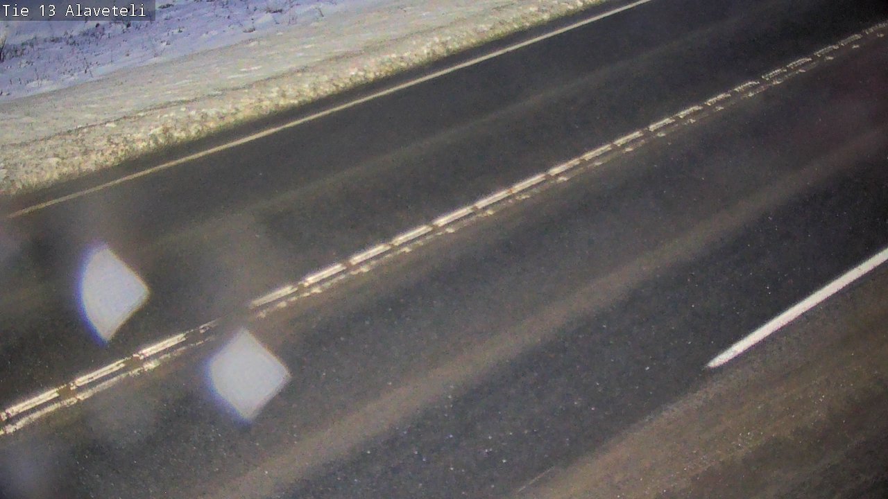 Weather Camera Image Väg 13 Kronoby Nedervetil, Kruunupyy, Pohjanmaa