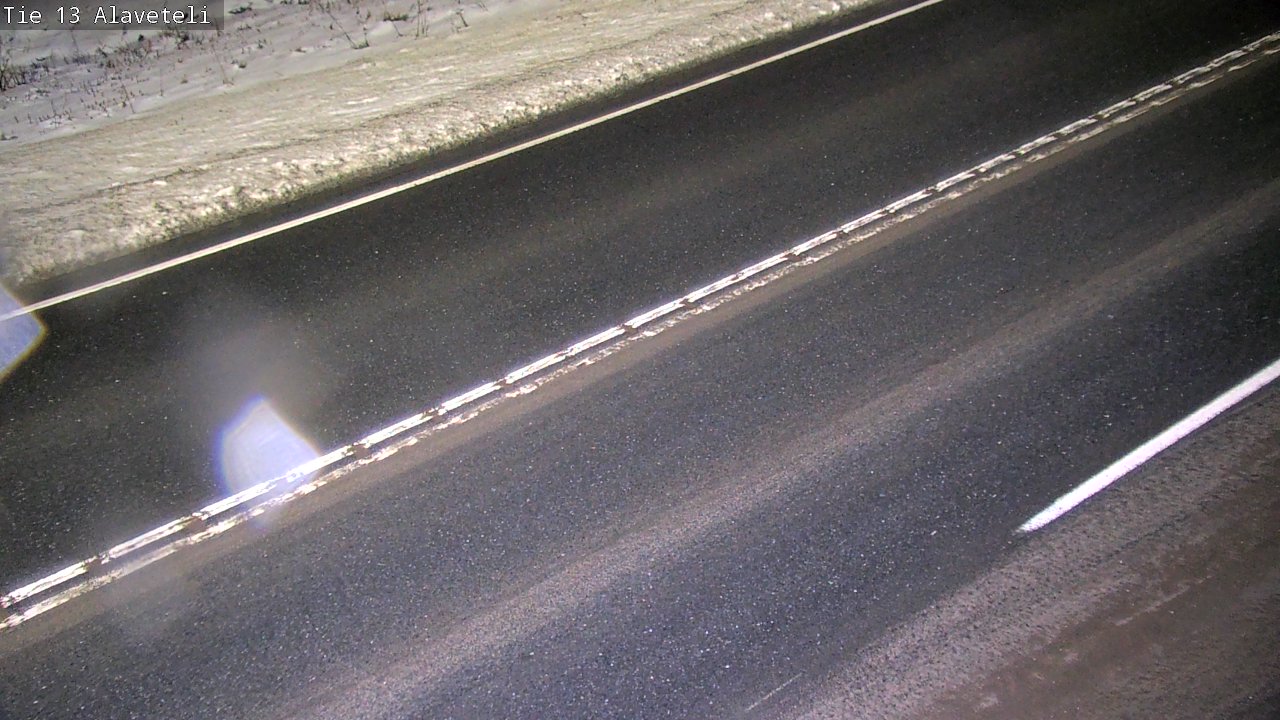 Weather Camera Image Väg 13 Kronoby Nedervetil, Kruunupyy, Pohjanmaa