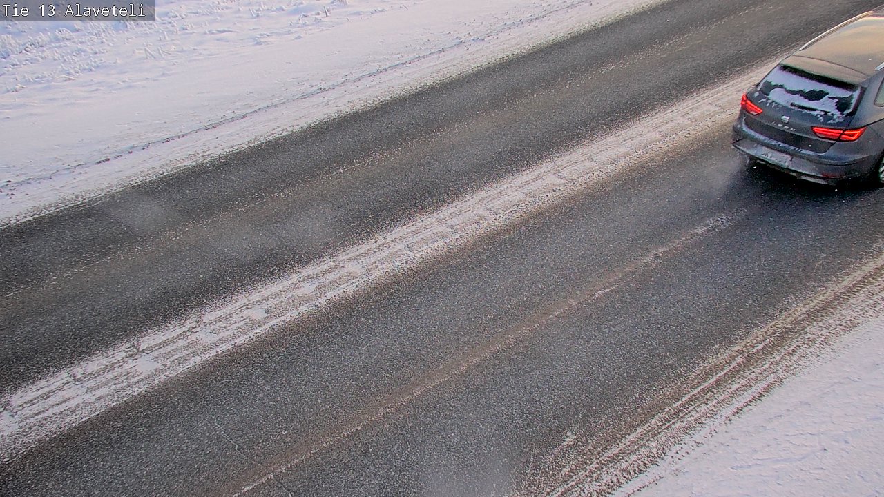 Weather Camera Image Väg 13 Kronoby Nedervetil, Kruunupyy, Pohjanmaa