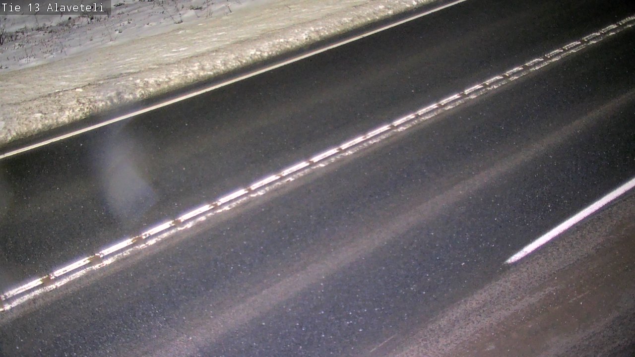 Weather Camera Image Väg 13 Kronoby Nedervetil, Kruunupyy, Pohjanmaa