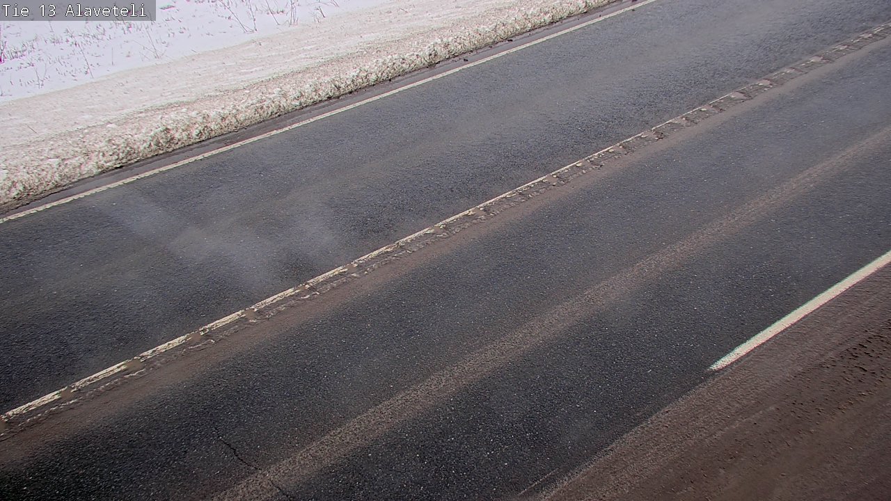 Weather Camera Image Väg 13 Kronoby Nedervetil, Kruunupyy, Pohjanmaa