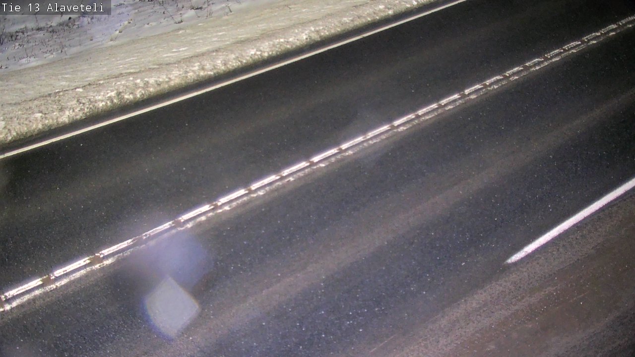 Weather Camera Image Väg 13 Kronoby Nedervetil, Kruunupyy, Pohjanmaa