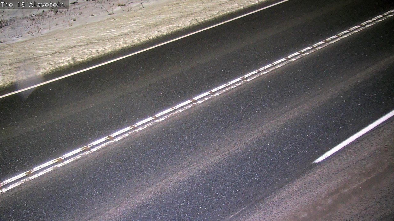 Weather Camera Image Väg 13 Kronoby Nedervetil, Kruunupyy, Pohjanmaa