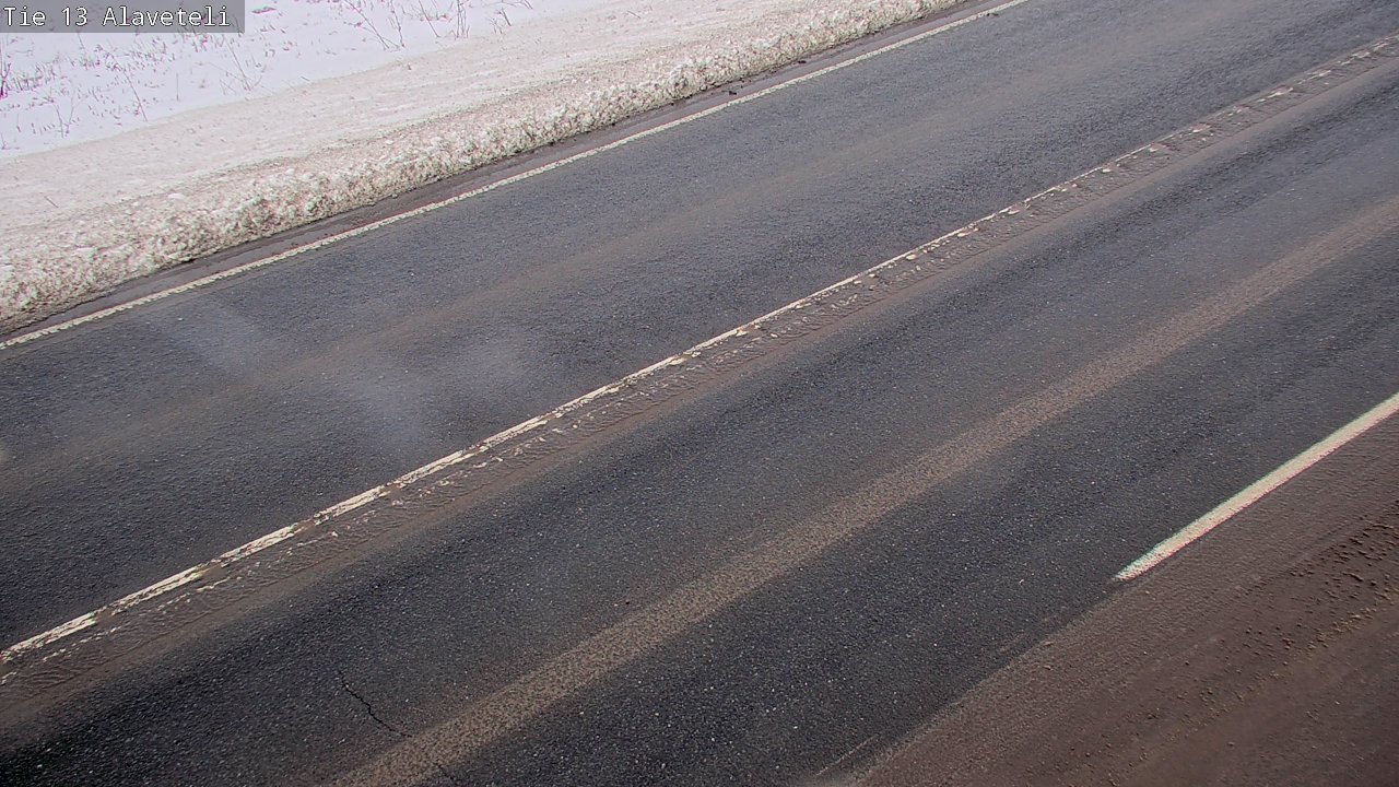 Weather Camera Image Väg 13 Kronoby Nedervetil, Kruunupyy, Pohjanmaa