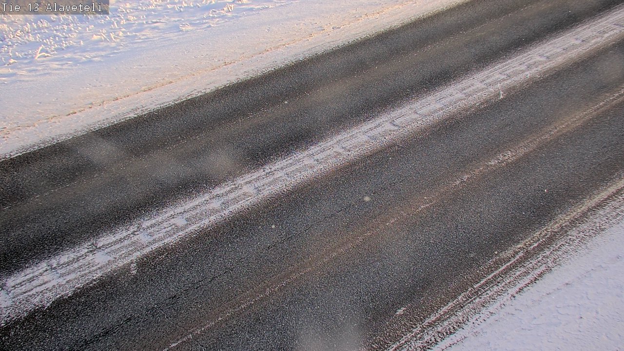 Weather Camera Image Väg 13 Kronoby Nedervetil, Kruunupyy, Pohjanmaa