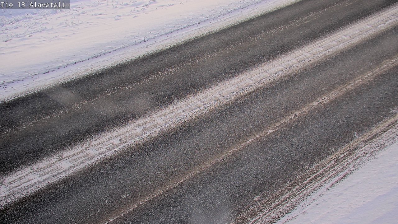 Weather Camera Image Väg 13 Kronoby Nedervetil, Kruunupyy, Pohjanmaa