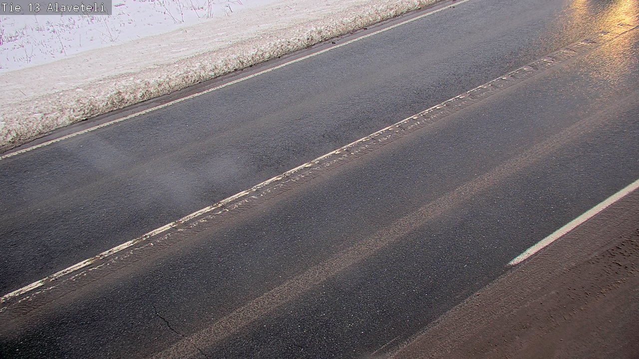 Weather Camera Image Väg 13 Kronoby Nedervetil, Kruunupyy, Pohjanmaa