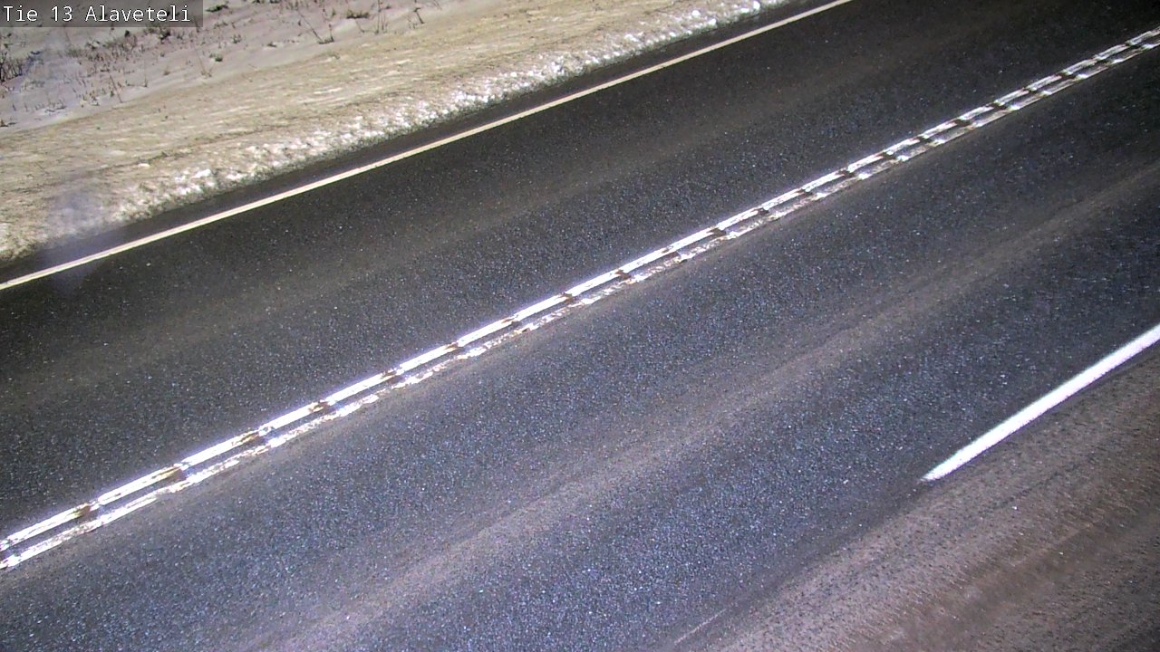 Weather Camera Image Väg 13 Kronoby Nedervetil, Kruunupyy, Pohjanmaa