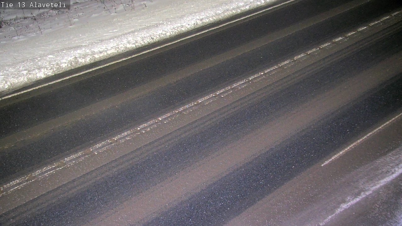 Weather Camera Image Väg 13 Kronoby Nedervetil, Kruunupyy, Pohjanmaa