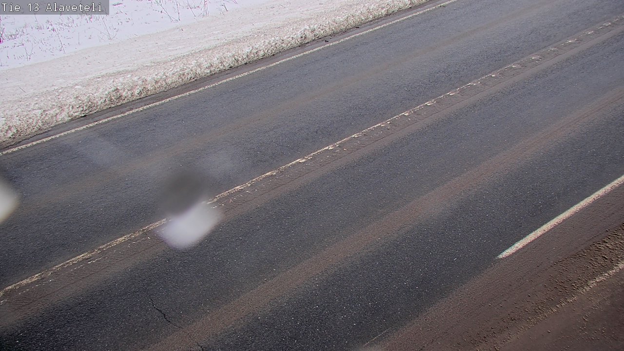 Weather Camera Image Väg 13 Kronoby Nedervetil, Kruunupyy, Pohjanmaa