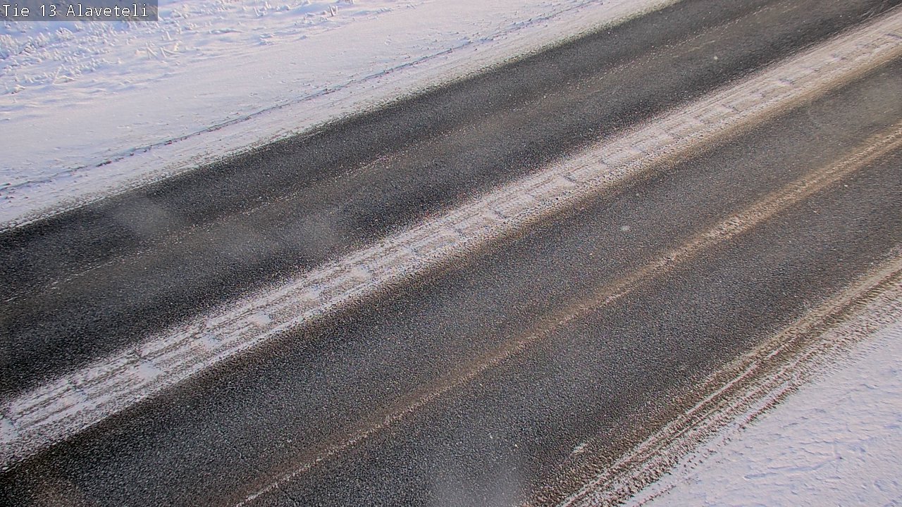 Weather Camera Image Väg 13 Kronoby Nedervetil, Kruunupyy, Pohjanmaa