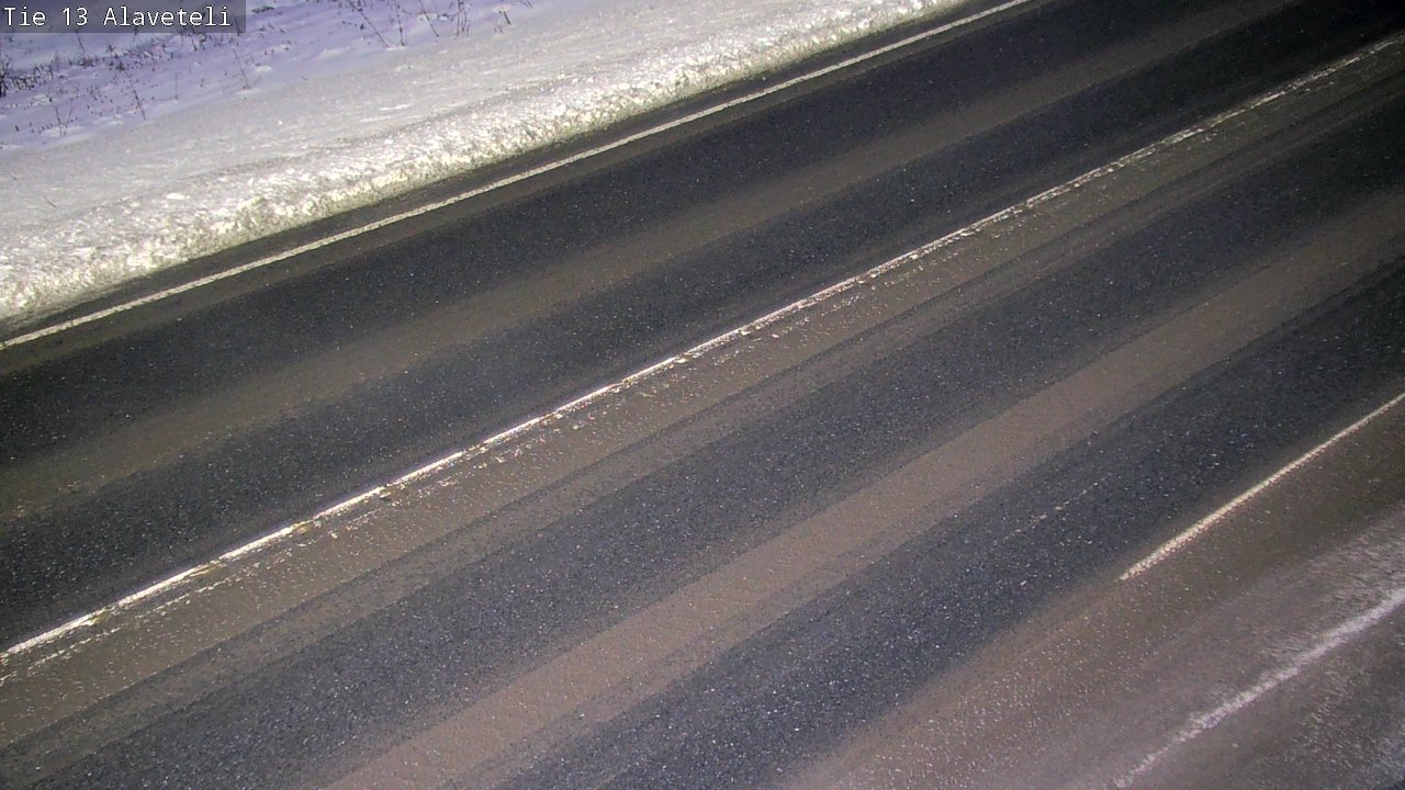 Weather Camera Image Väg 13 Kronoby Nedervetil, Kruunupyy, Pohjanmaa