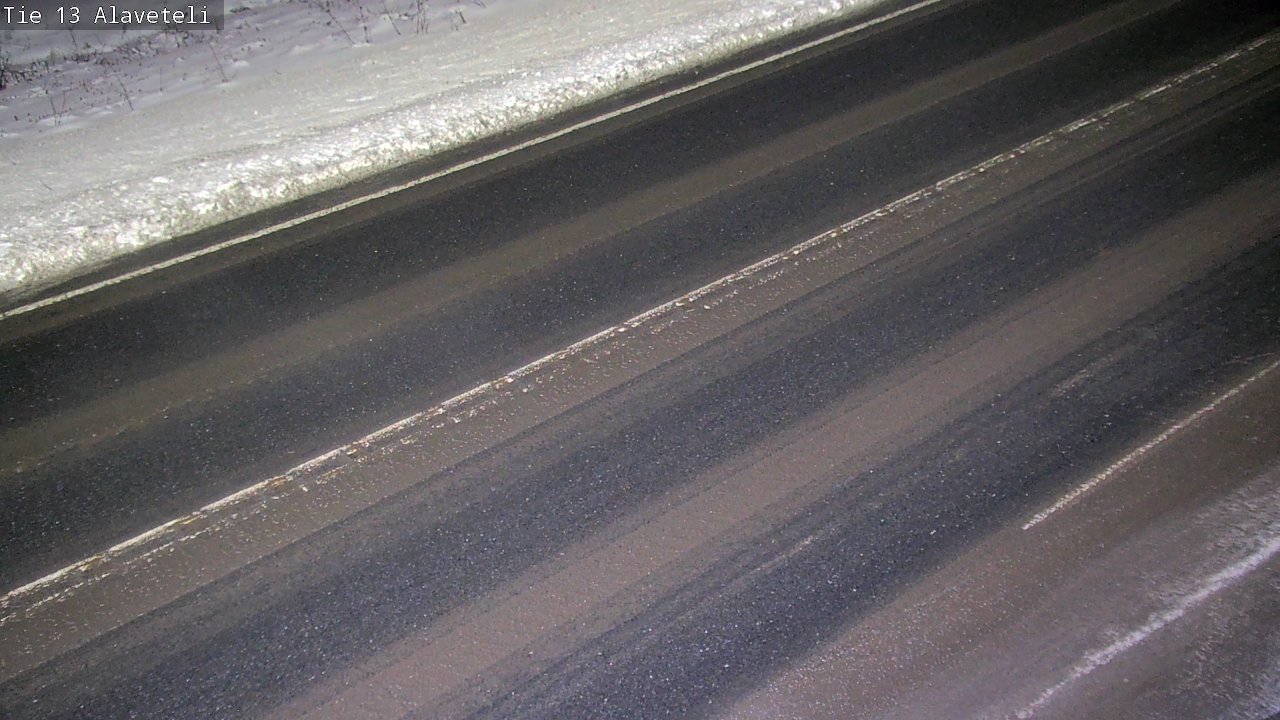 Weather Camera Image Väg 13 Kronoby Nedervetil, Kruunupyy, Pohjanmaa