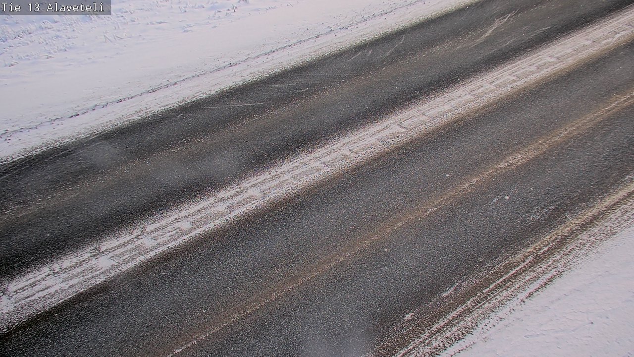 Weather Camera Image Väg 13 Kronoby Nedervetil, Kruunupyy, Pohjanmaa