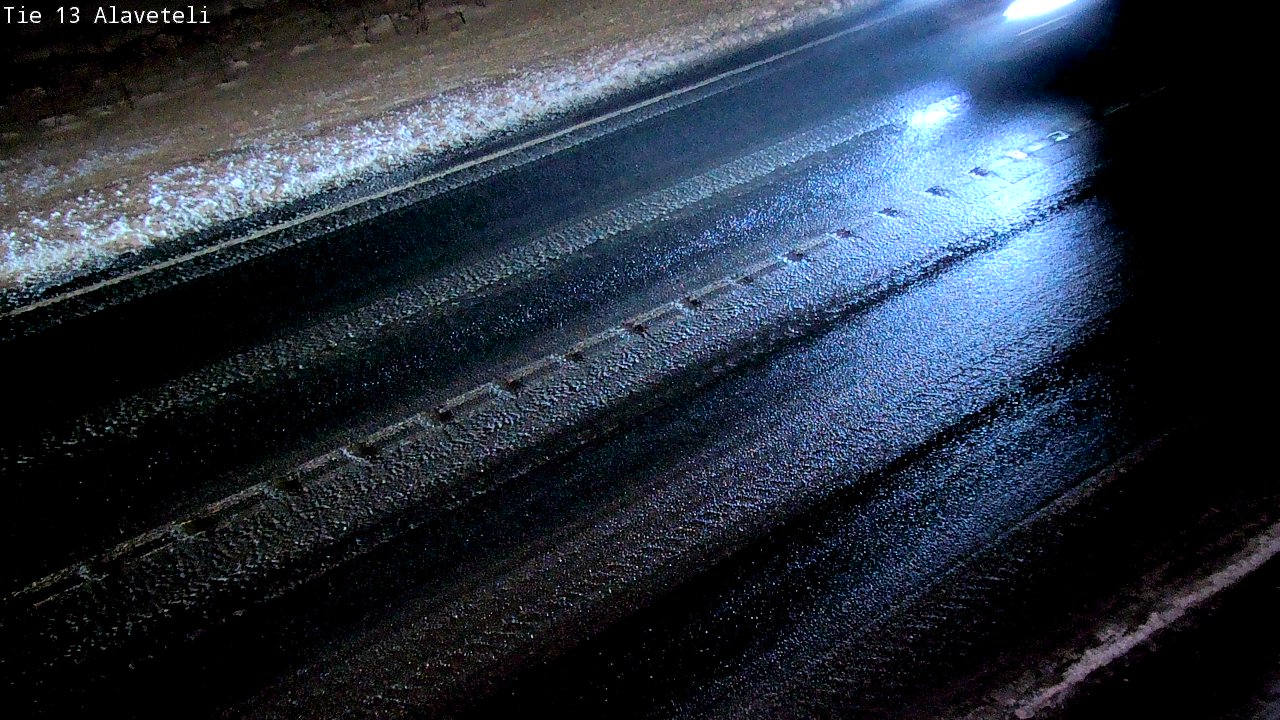 Weather Camera Image Väg 13 Kronoby Nedervetil, Kruunupyy, Pohjanmaa