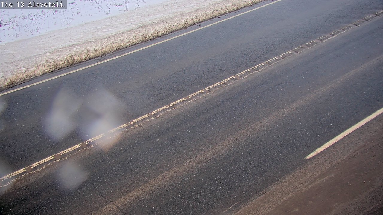 Weather Camera Image Väg 13 Kronoby Nedervetil, Kruunupyy, Pohjanmaa