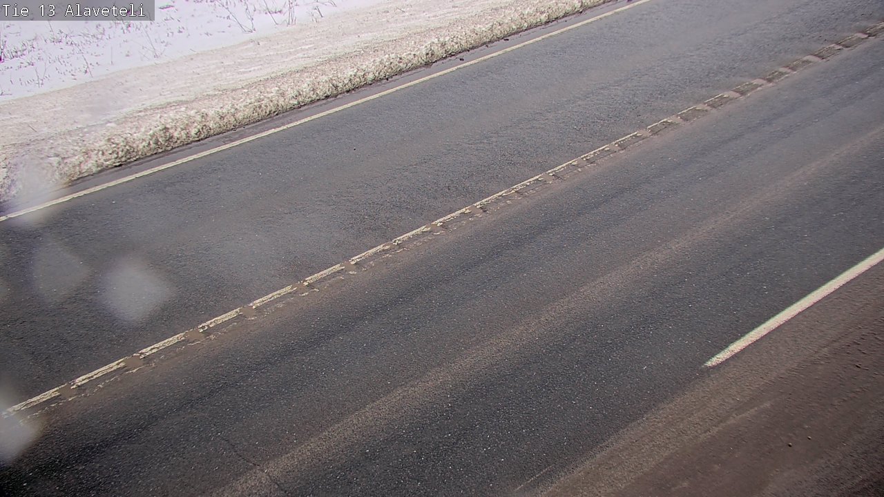 Weather Camera Image Väg 13 Kronoby Nedervetil, Kruunupyy, Pohjanmaa