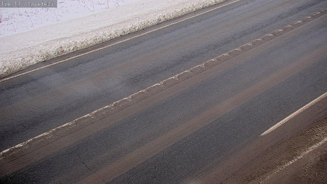 Weather Camera Image Väg 13 Kronoby Nedervetil, Kruunupyy, Pohjanmaa