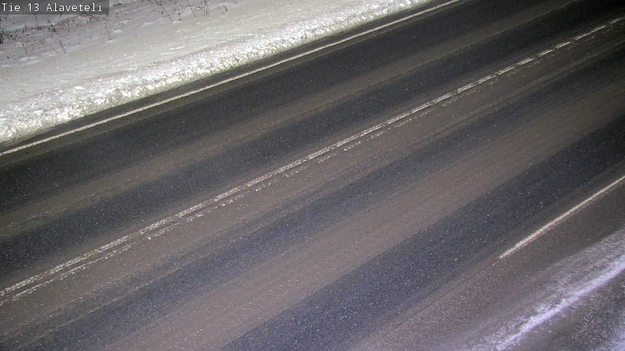 Weather Camera Image Väg 13 Kronoby Nedervetil, Kruunupyy, Pohjanmaa