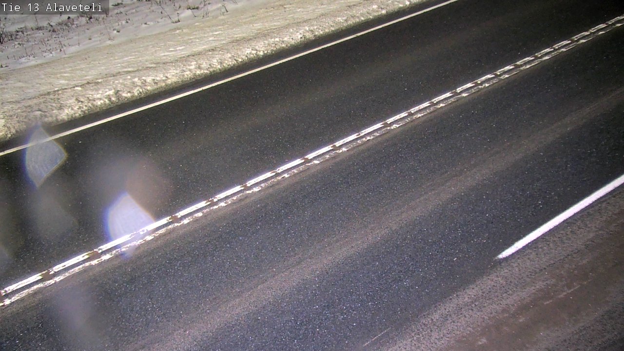 Weather Camera Image Väg 13 Kronoby Nedervetil, Kruunupyy, Pohjanmaa