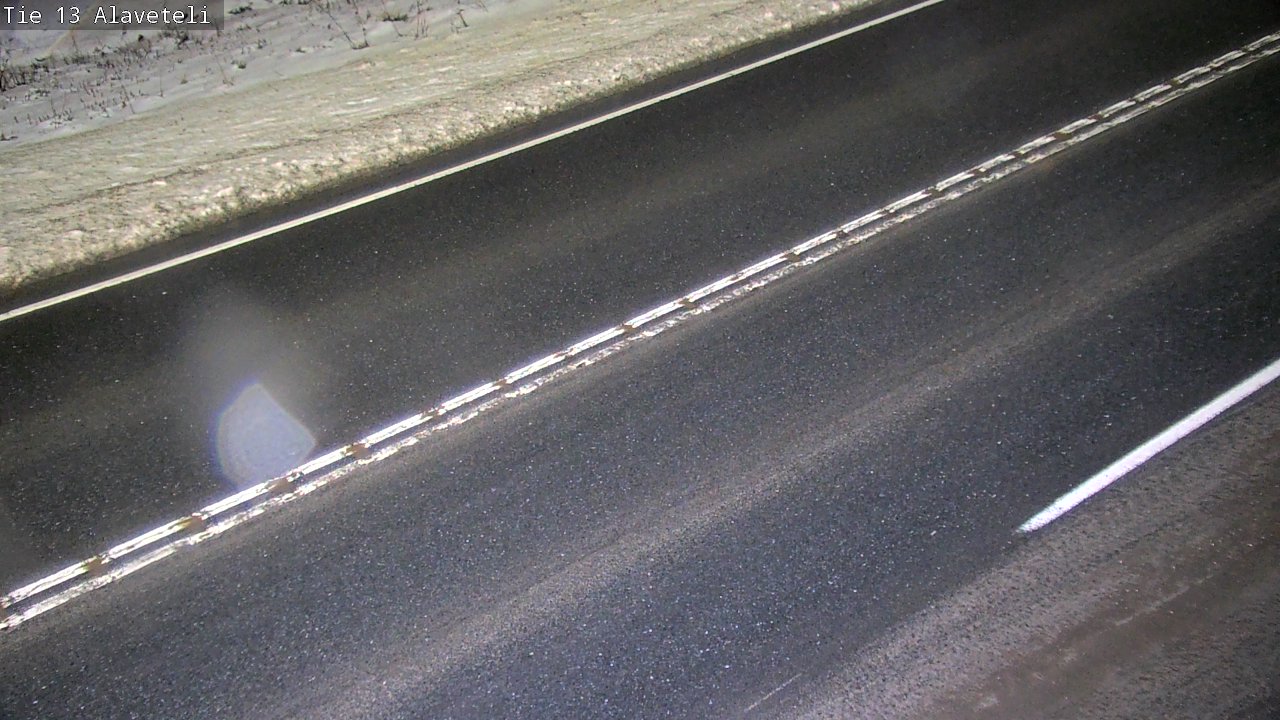 Weather Camera Image Väg 13 Kronoby Nedervetil, Kruunupyy, Pohjanmaa