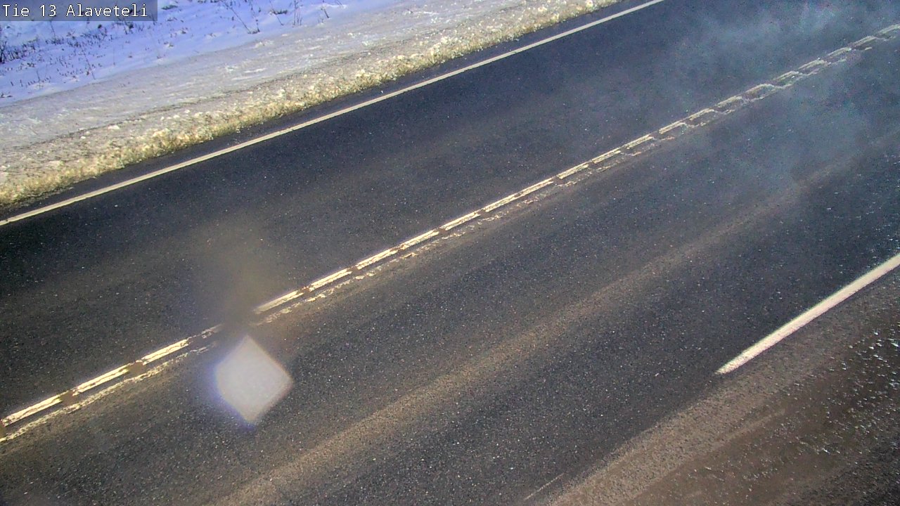 Weather Camera Image Väg 13 Kronoby Nedervetil, Kruunupyy, Pohjanmaa